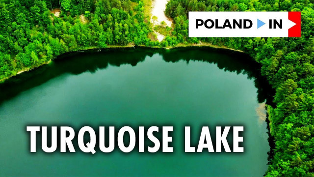 TVP Wotld - TURQUOISE LAKE, WAPNICA – Poland In POSTCARDS