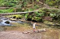 Mostek  na potoku