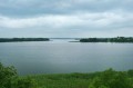 Widok na Jezioro Rajgrodzkie ze wzgórza